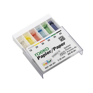 Papierspitzen color ISO 45-80 300St
