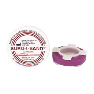 Surg-I-Band lila 6,20m x 6mm Rolle