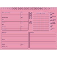 Karteikarte Rot Din A5 Quer  100St