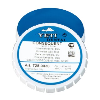 Consequent universalwachs blau  70g