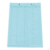 Krankenblatt C blau kopfgel.  100St