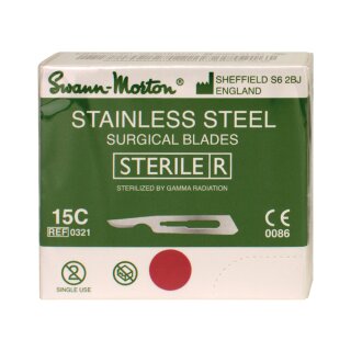 Skalpellklingen Swann Morton 15C steril