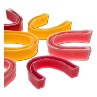 Wachsbißwälle groß rot medium 100St