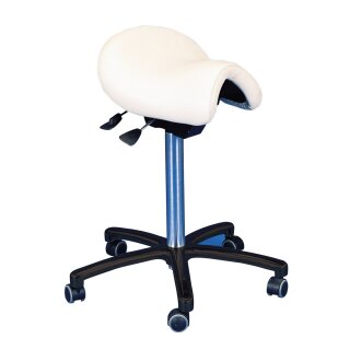 Bambach Sattel o. Lehne weiss-transpa St