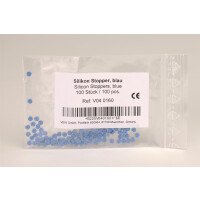 Silikon-Stopper-Polybeutel blau 100St