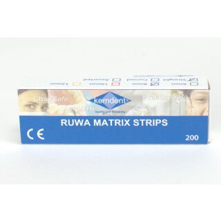Ruwa Matrix Strips 8mm gerade 200St