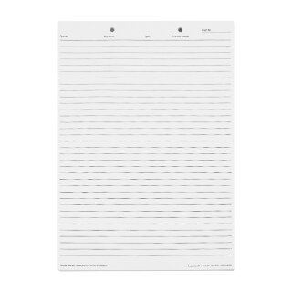 Krankenblatt M weiß kopfgel. 100St