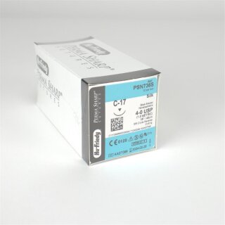 Nahtmaterial Seide 4-0/C-17 Dtz