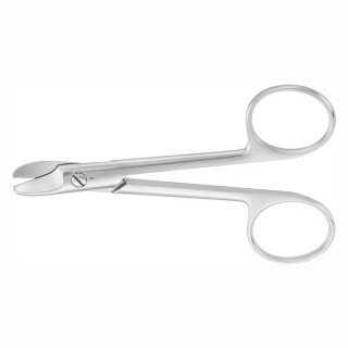 Kronenschere 110mm gezahnt gebogen St