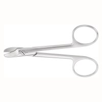 Kronenschere 110mm gezahnt gebogen St