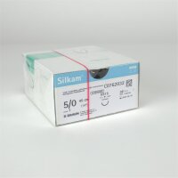 Silkam schwarz HS15 5/0 45cm   3Dtz