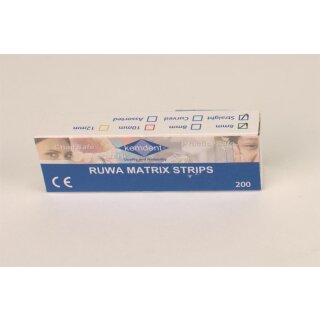 Ruwa Matrix Strips 6mm gerade 200St