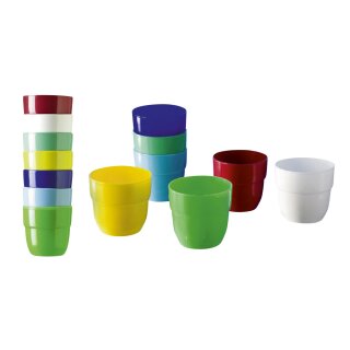 Mundspülbecher Classic weiß 10St