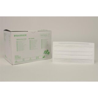 OP-Maske Barrier weiss soft  Band 60St