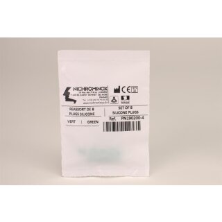 Silicone Plug f. Bohrerst. grün 8St