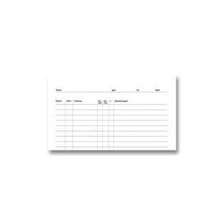 Krankenblatt U weiß kopfgel. 100St