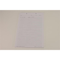 Krankenblatt U weiß kopfgel. 100St