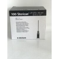 Sterican Einmalk. 0,70x40 G22  100St