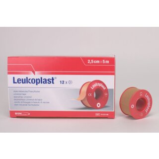 Leukoplast 2,5x5m 12St