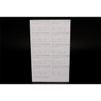 Anschriftblatt Kv-Karte 581 10St