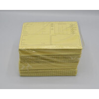 Karteikarte Gelb Din A5 Quer  100St