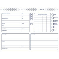 Karteikarte Gelb Din A5 Quer  100St