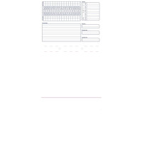 Karteikarte Gelb Din A5 Quer  100St