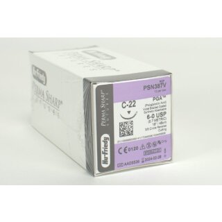 Nahtmaterial PGA 6-0 PSN387V Dtz