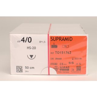 Supramid schwarz HS-20 EP1,5 2Dtz