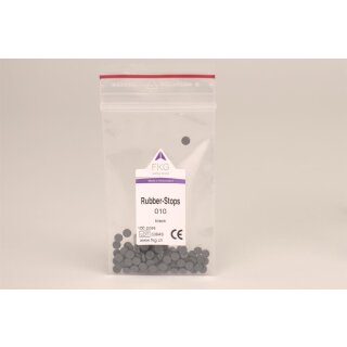 Silikonstopper FKG schwarz 100St
