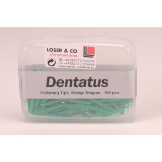 Dentatus KST Spitze schmal grün 100St