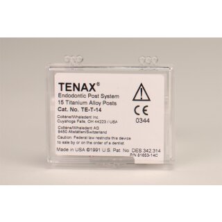 Tenax Titanstifte 1,4mm rot 15St