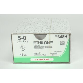 Ethilon schwarz 5-0/1 M1 0,45 3Dtz