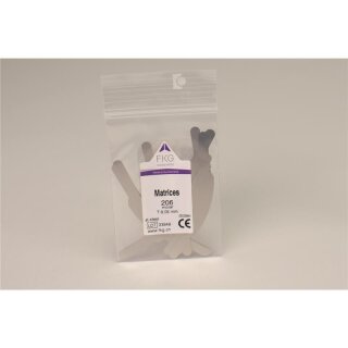 Matrizen FKG 206T Stahl 0,05 Dtz