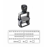 Zahmschemastempel Z01 Profi groß St