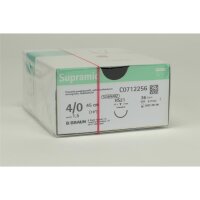 Supramid schwarz HS21 4/0 45cm 3Dtz