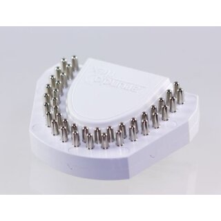 Pinbasisplatte klein m. Metallpins St