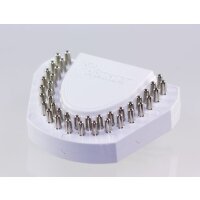 Pinbasisplatte klein m. Metallpins St