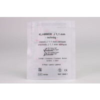 Klammerkreuze J  1,1 schräg 10St