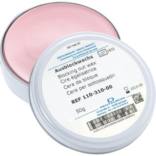 Ausblockwachs rosa 50G Ds