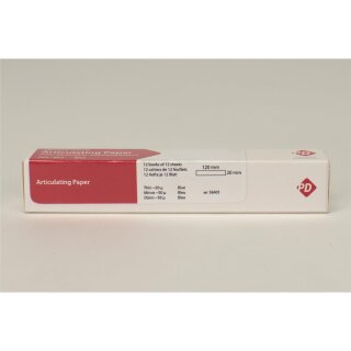 Artikulationspap.P.D. blau dünn ger.Pa