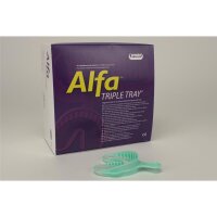 Alfa Triple Tray grün groß 24St