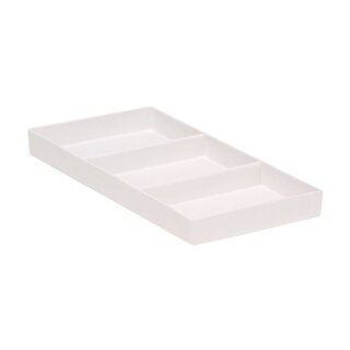 Cabinet Tray mit 3 Fächern weiß  St