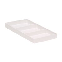 Cabinet Tray mit 3 Fächern weiß  St