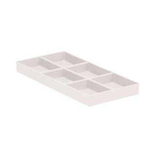 Cabinet Tray mit 6 Fächern weiß  St