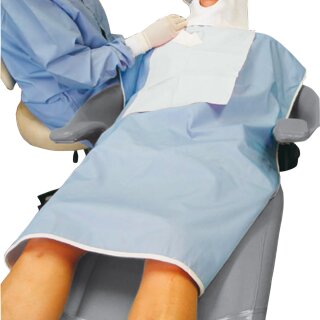 Patientenumhang blau 4St