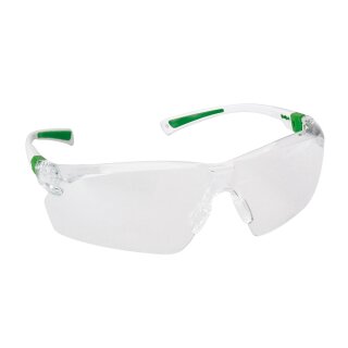 Schutzbrille featherlight grün/weiß  St