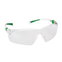 Schutzbrille featherlight grün/weiß  St