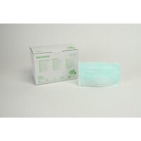 OP-Maske Barrier grün m. Band 60St