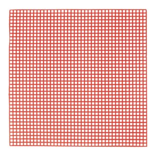 Wachsgitter rot 10x10mm  10St